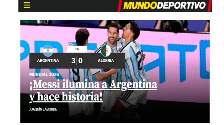 La prensa del mundo se rinde ante Lionel Messi tras el triunfo de ...