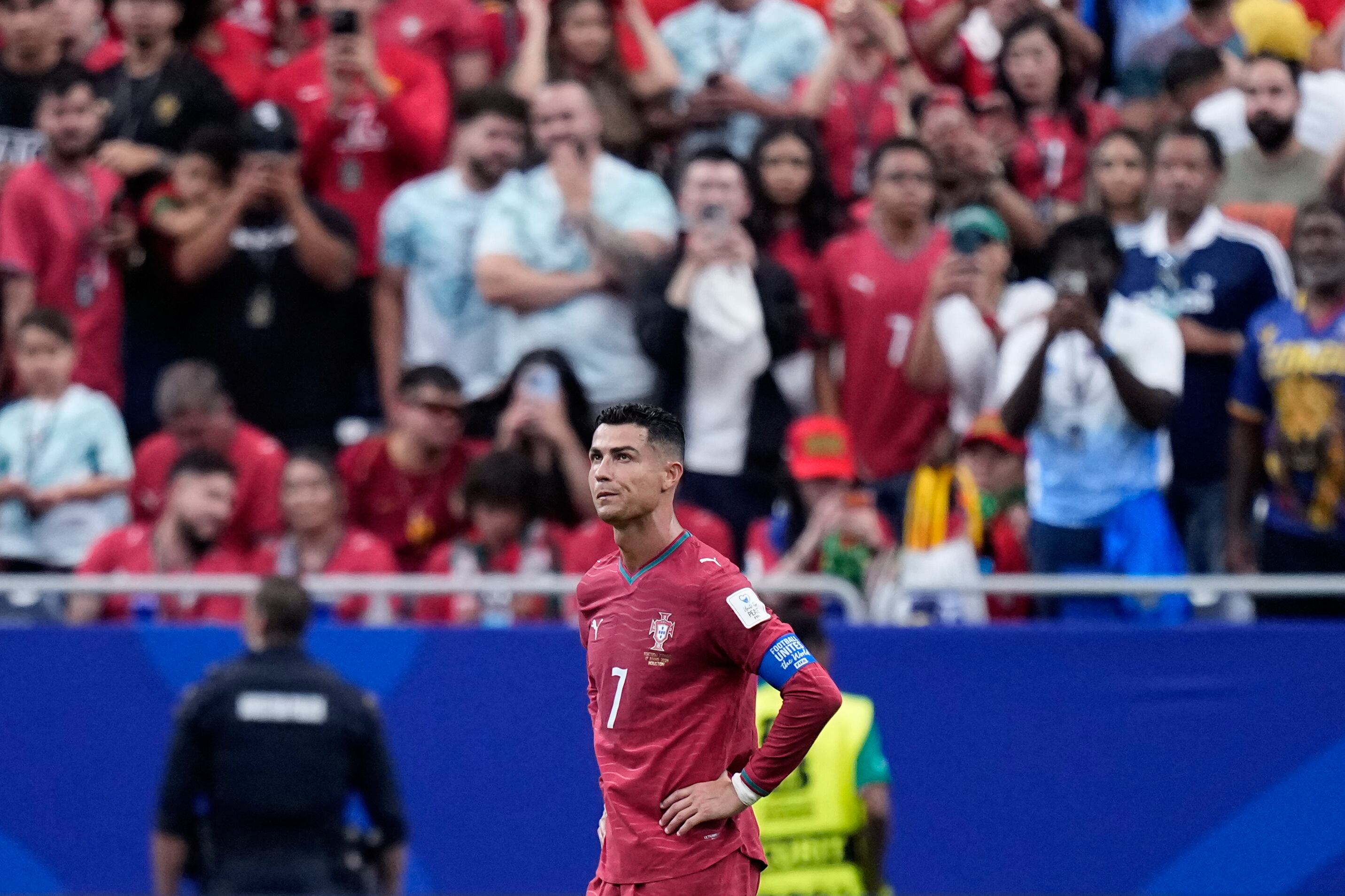 La reacción de Cristiano Ronaldo a su destemplado debut en el Mundial ...