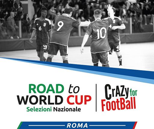 Crazy for Football: selezioni nazionali a Roma il 18 giugno