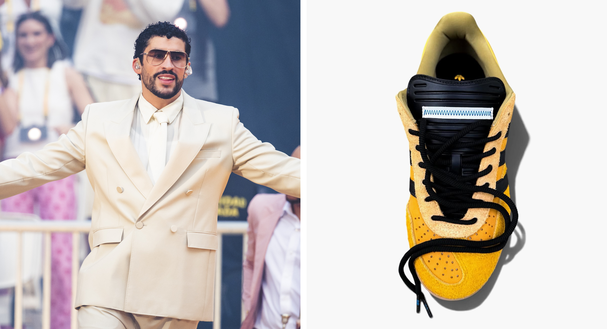 Bad Bunny's Adidas Gazelle to return in gold after long hiatus