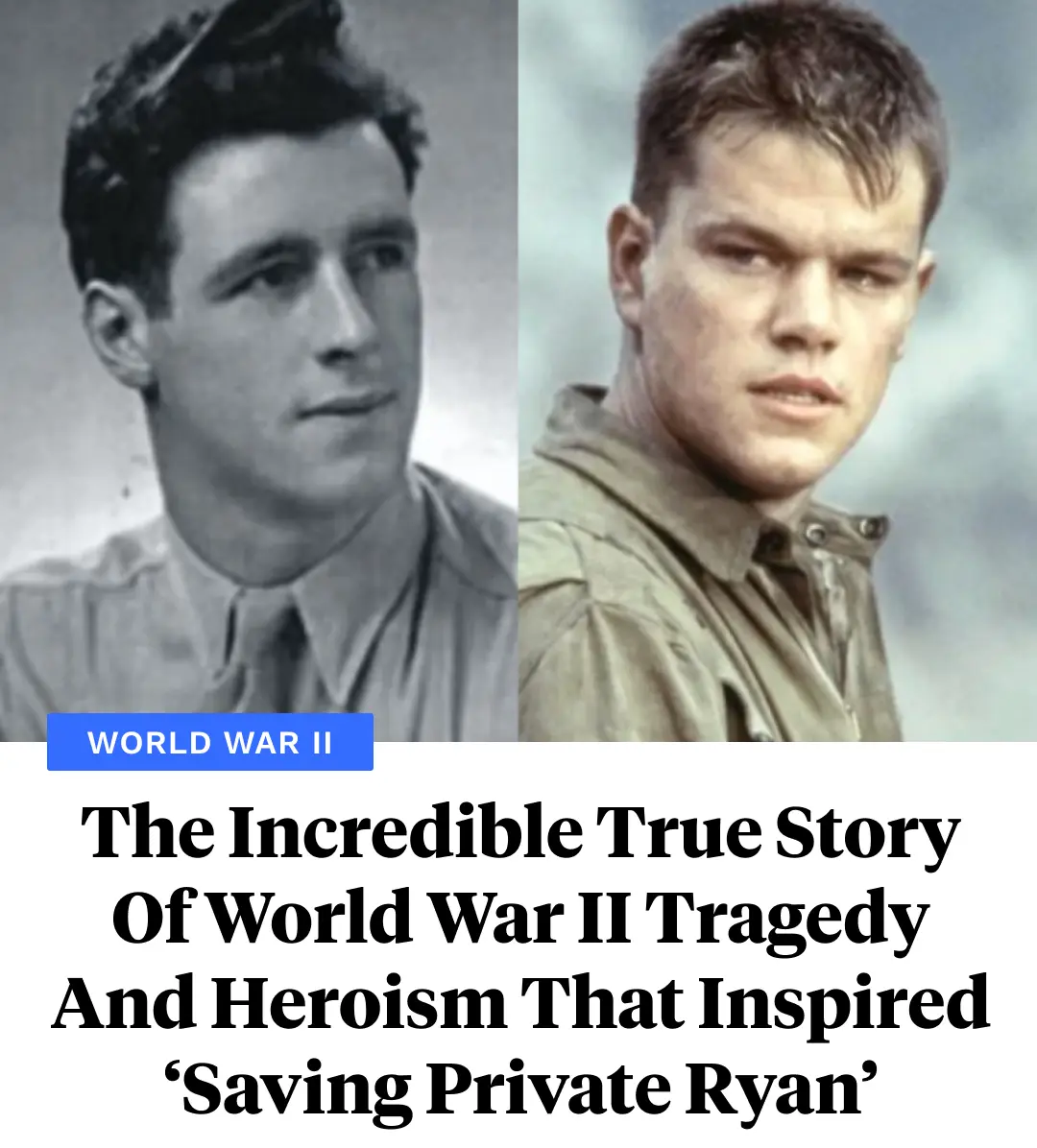 The true story of the Niland brothers who inspired 'Saving Private Ryan'
