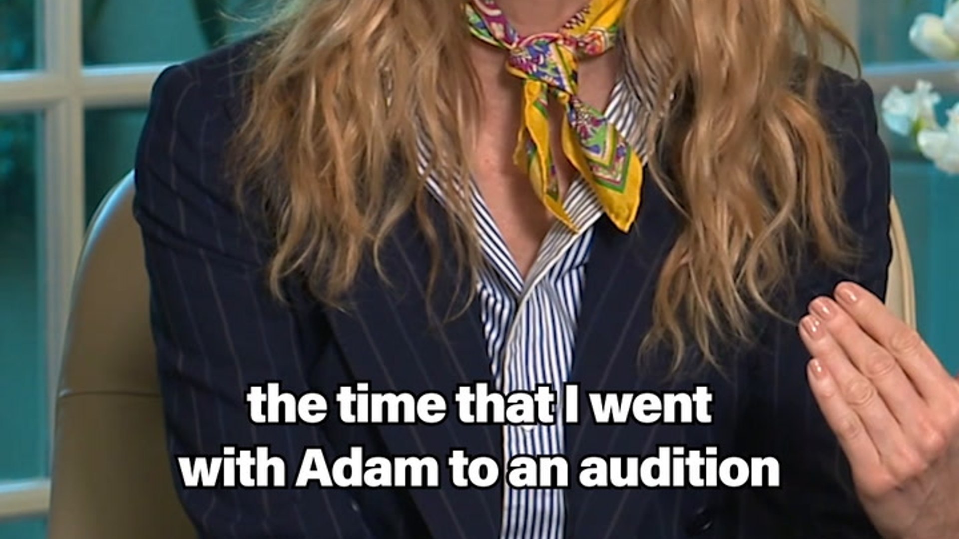 Laura Dern pranks interviewer with fake story about Adam Sandler