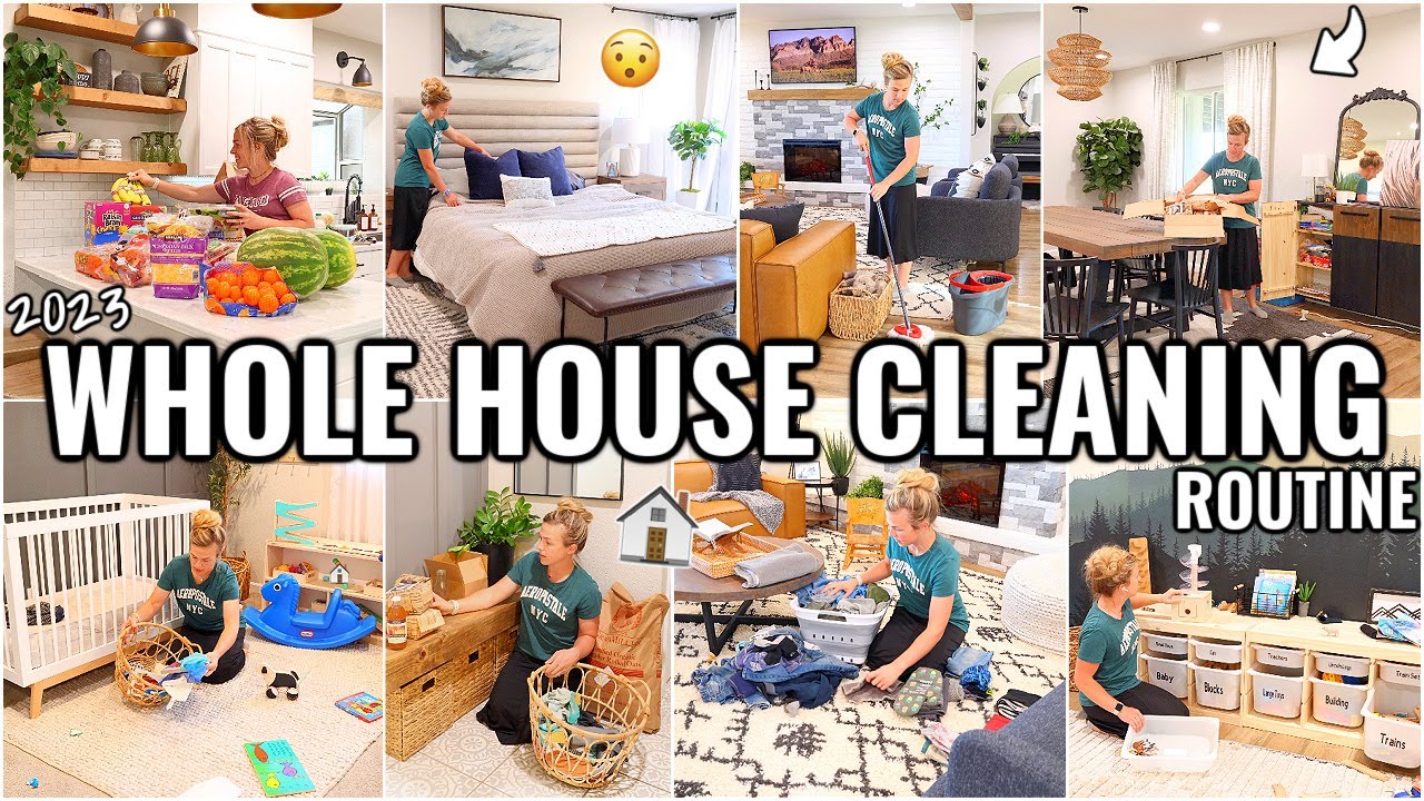 Join me for a whole house clean! 🏠