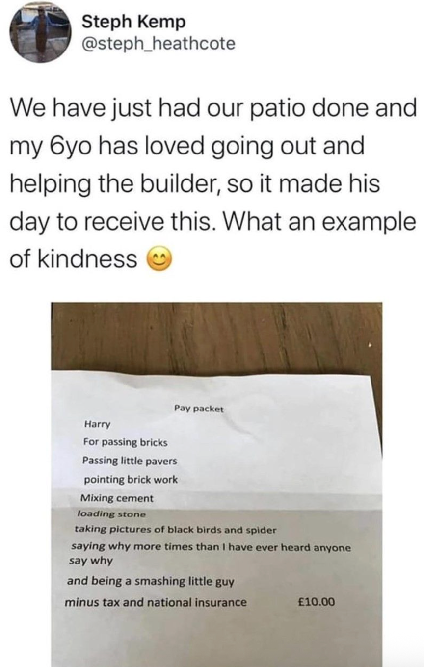 Social media post showing a humorous