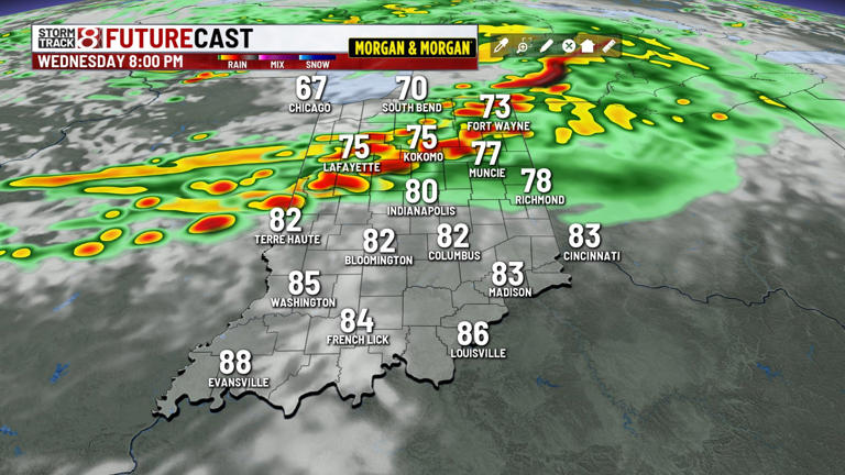 Major severe storm risk continues through 3 AM tonight, all modes of ...