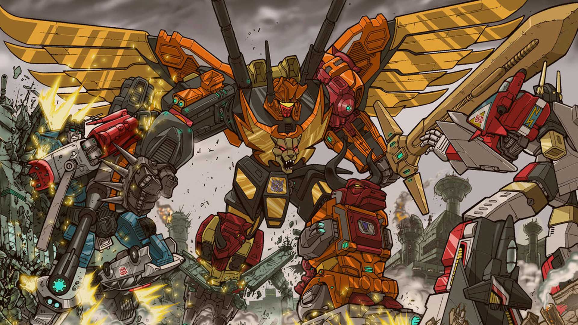 Predaking in the Transformers comic