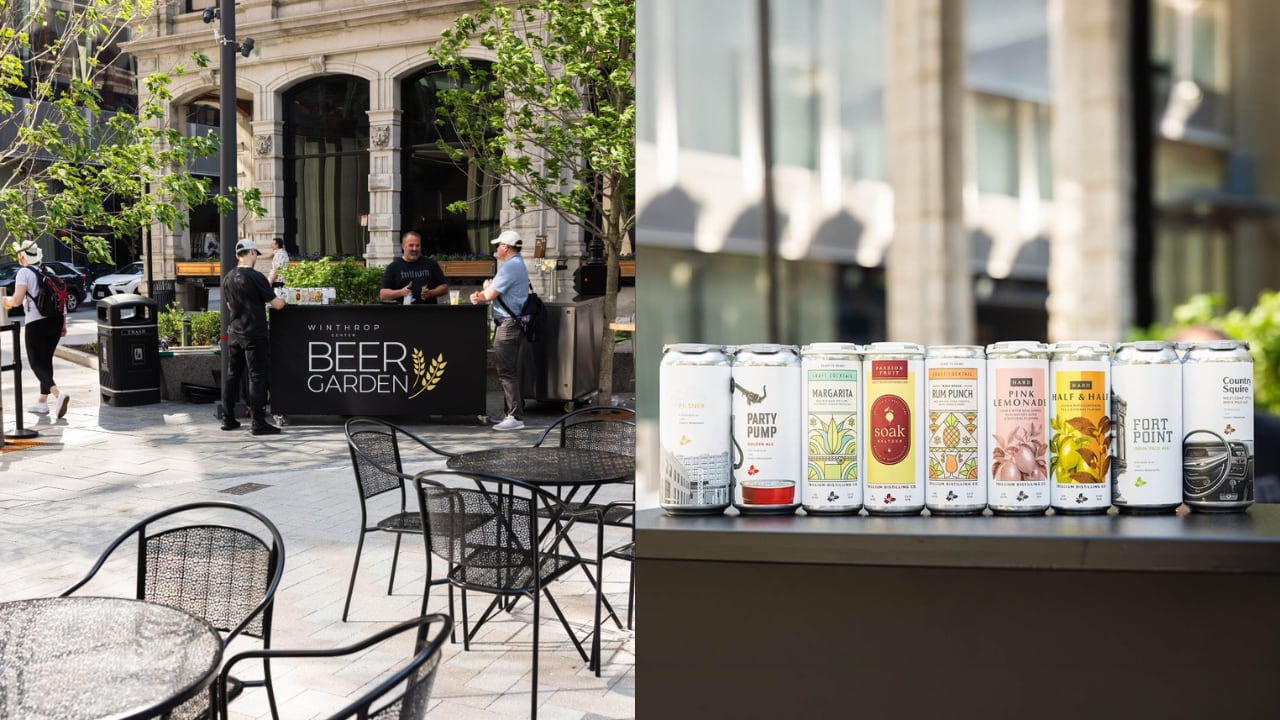 Trillium Brewing Company opens new outdoor beer garden in downtown Boston