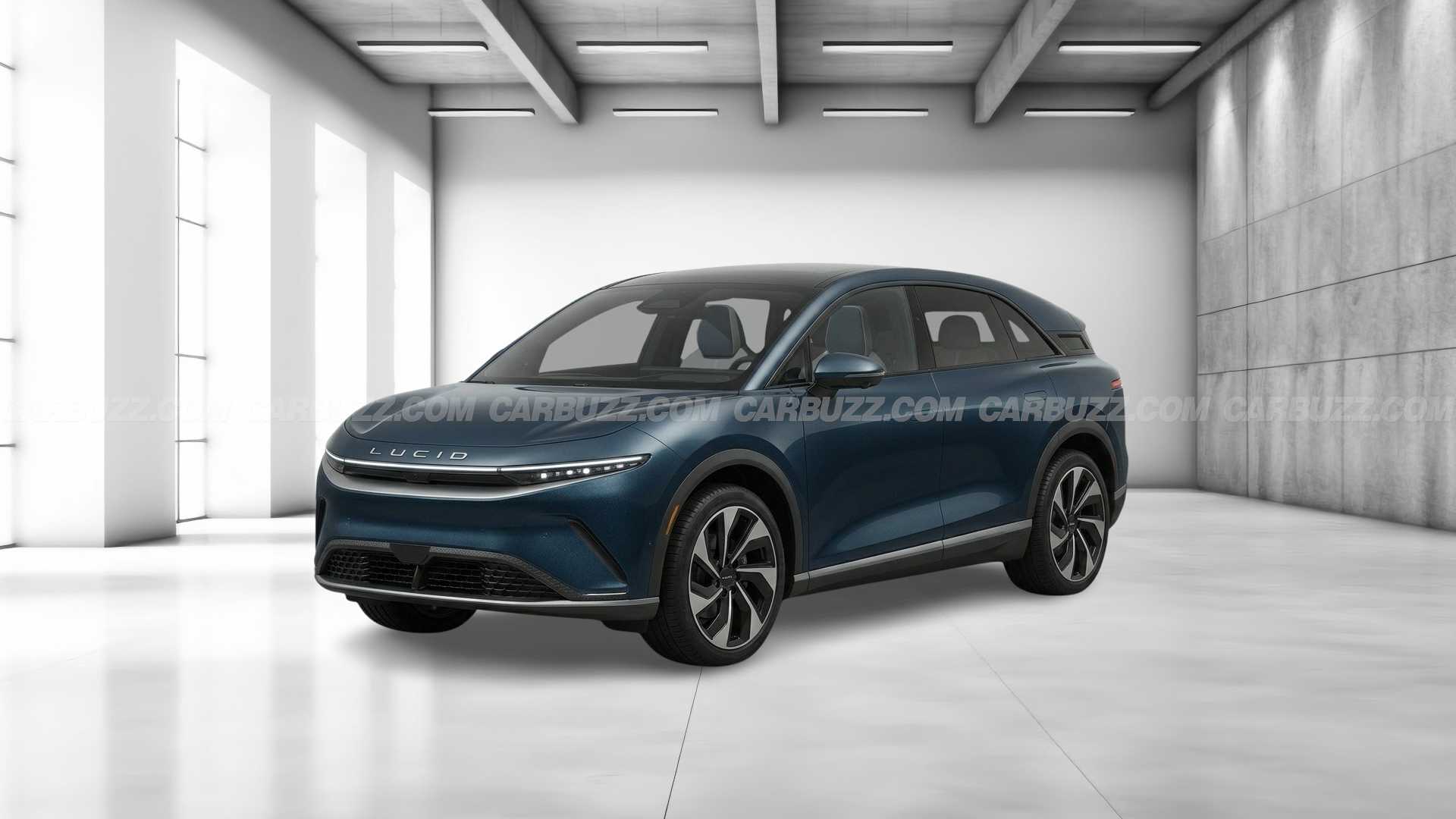 Lucid Cosmos front three quarter view