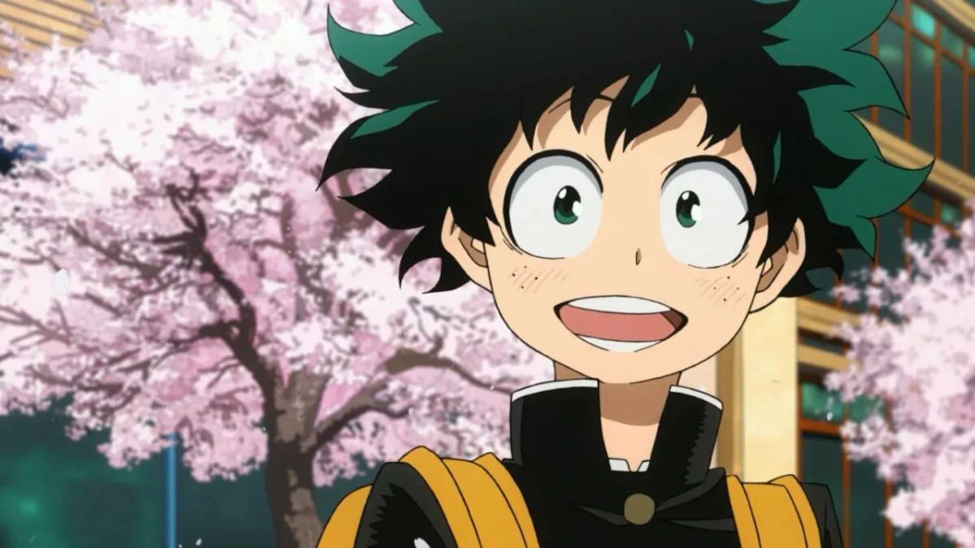 Izuku Midoriya as a kid in My Hero Academia anime