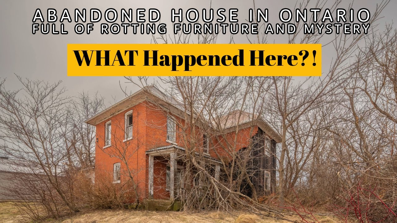 Exploring an abandoned Ontario house filled with rotting furniture and ...