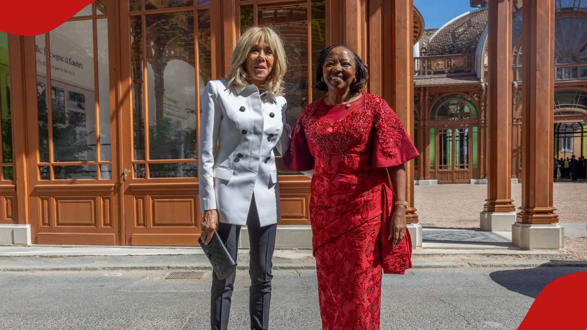 Rachel Ruto looks stunning as she joins Emmanuel Macron's wife ...