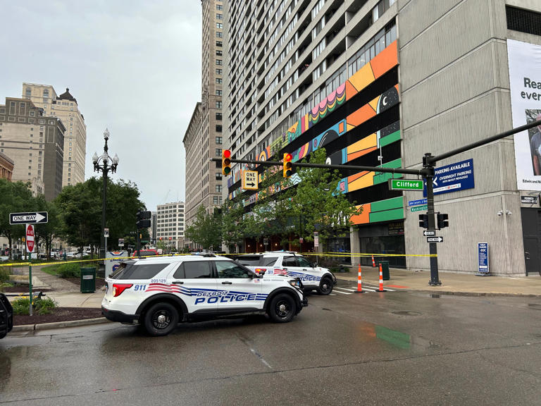 Police probe death after apparent plunge at downtown Detroit high-rise