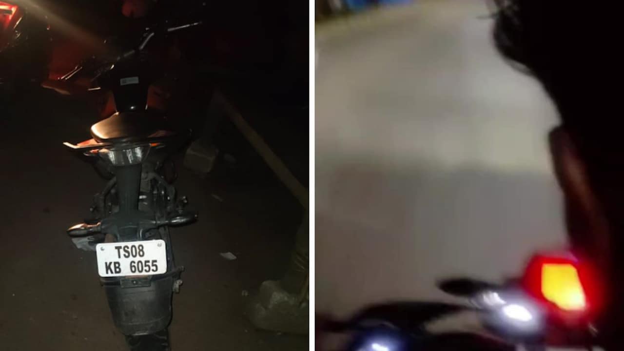 On camera, drunk KTM Duke rider crashes into divider in Hyderabad, dies