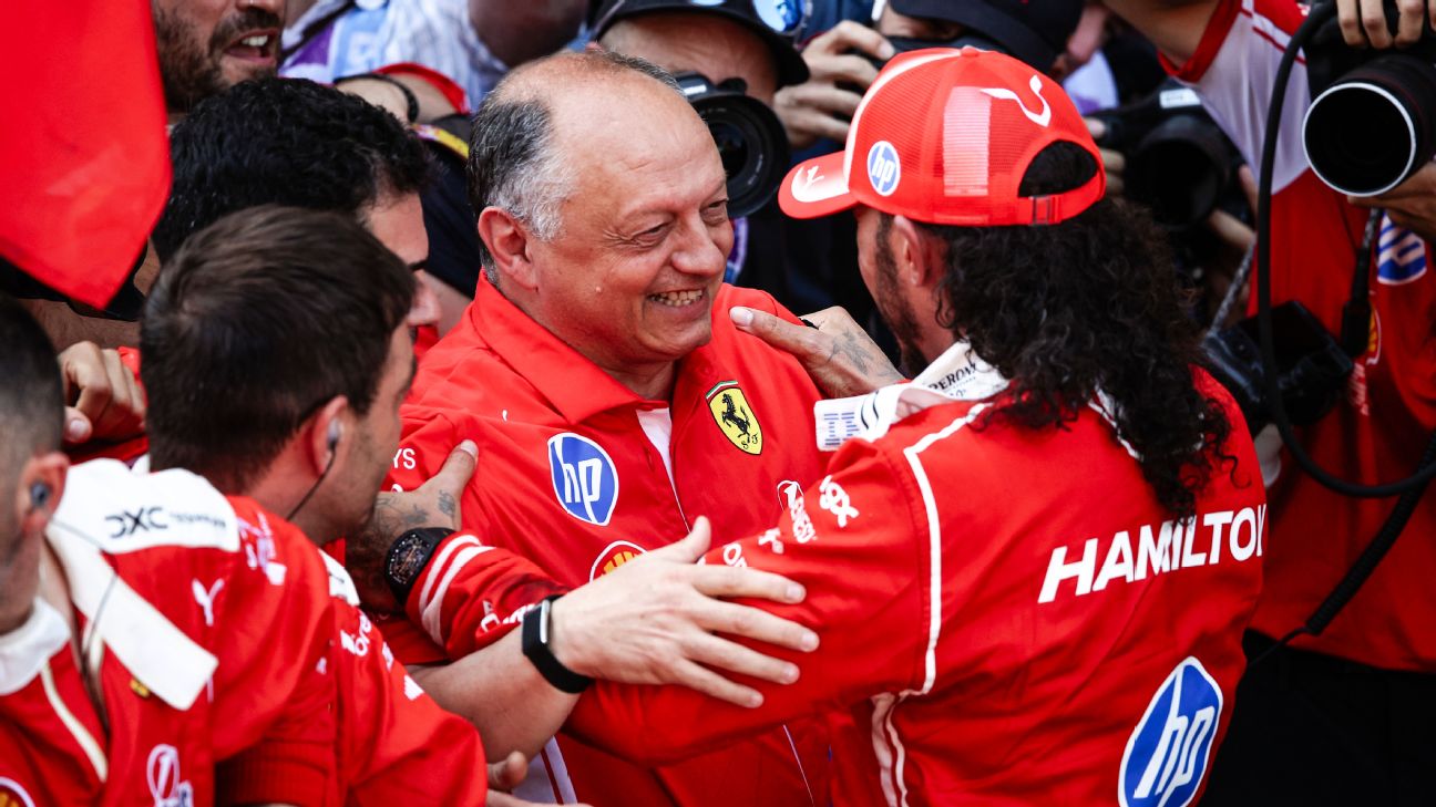 Lewis Hamilton 'relentless' with changes at Ferrari, Fred Vasseur 'enabled them to happen'