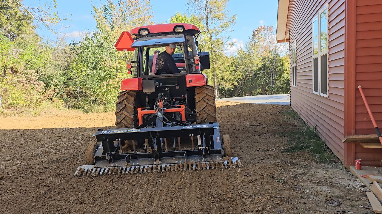The secret to perfectly graded lawns with Kioti NS6010 and TR3 rake