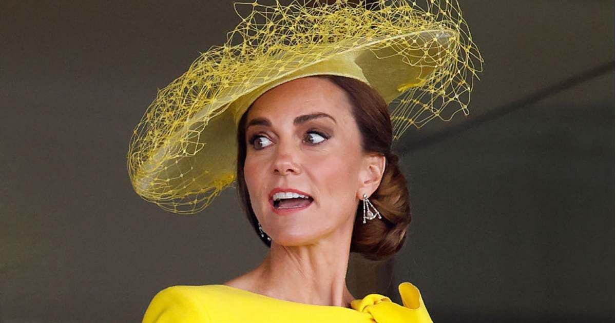 Princess Kate nearly struck in the eye by oversized hat during Royal ...