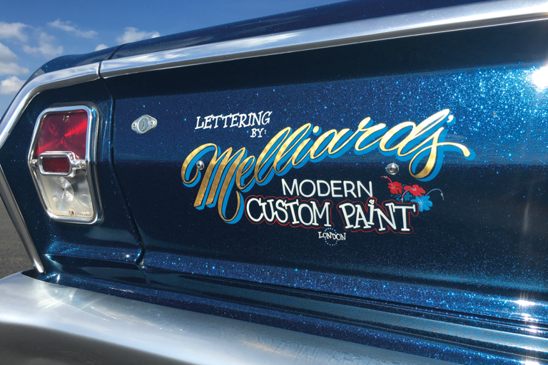 Discover the magic of classic car signwriting
