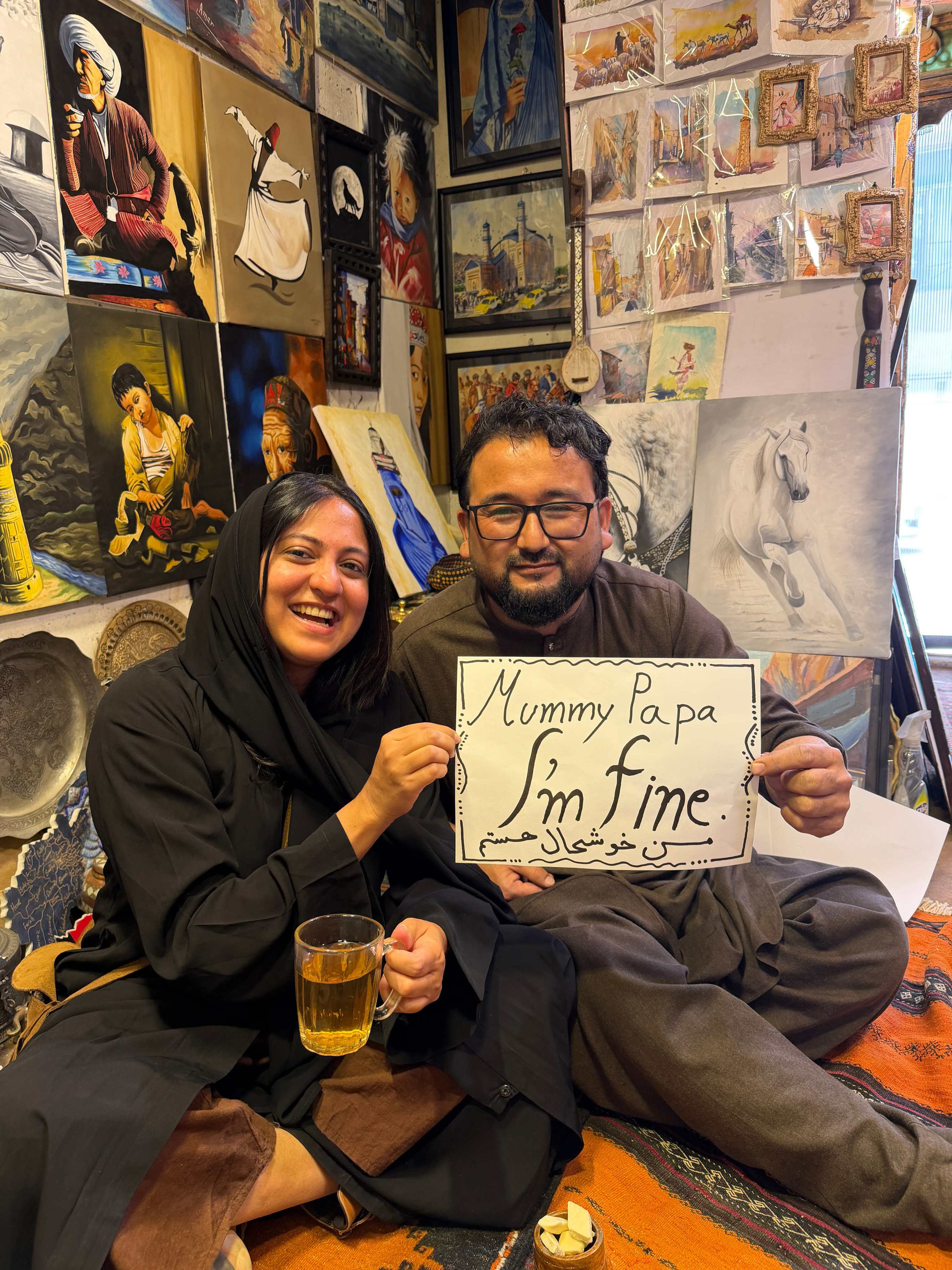 Tea with Taliban, art with Afghan women: Indian influencer's 13-day ...