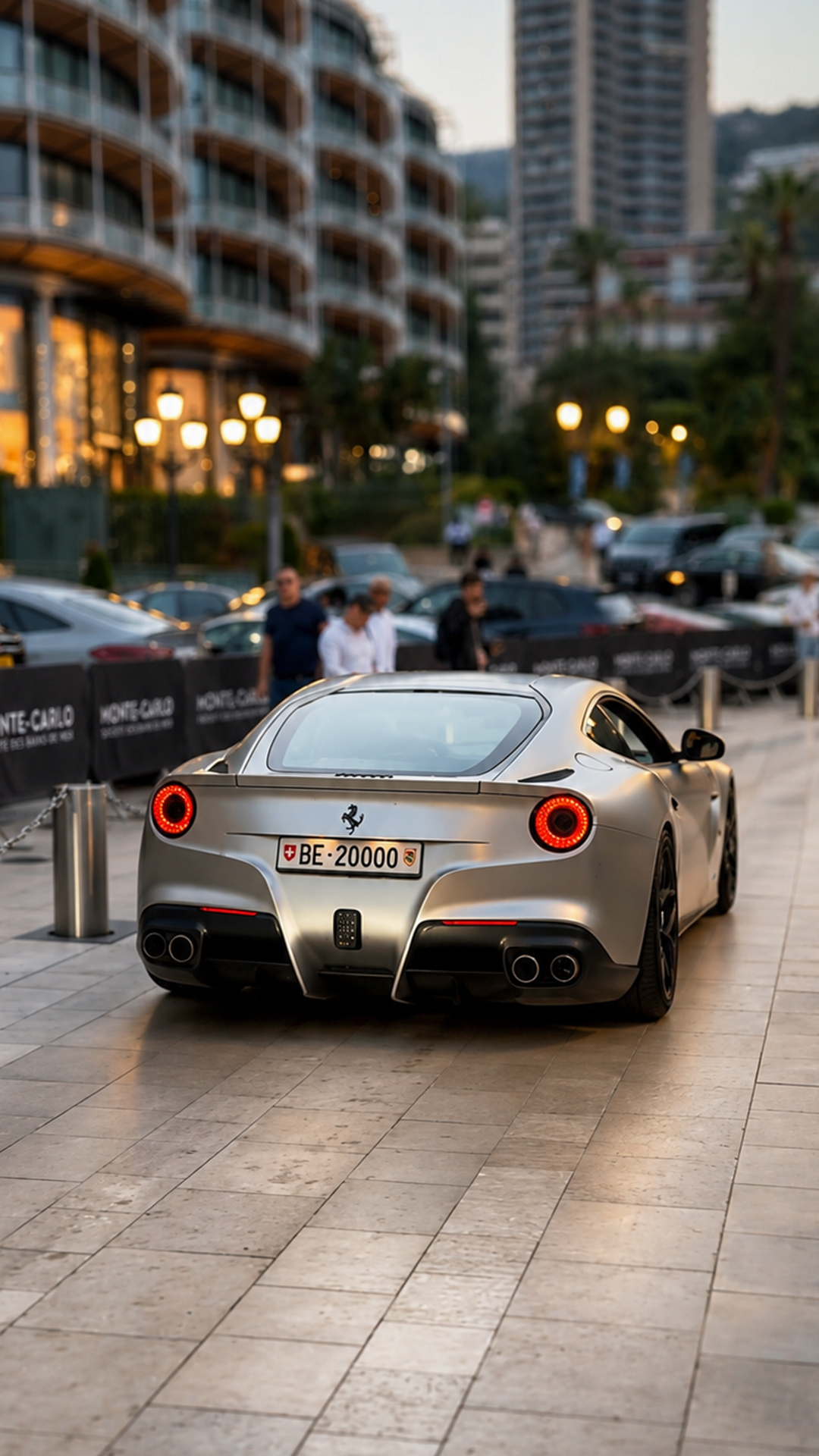 Ferrari F12 Berlinetta making an elegant arrival in Monaco