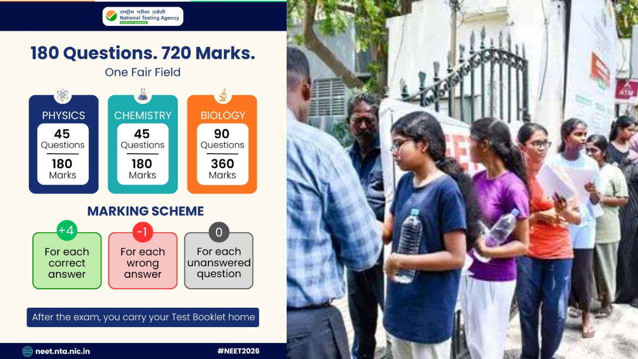 NEET UG re-exam 2026 on June 21: NTA shares key details on exam pattern ...