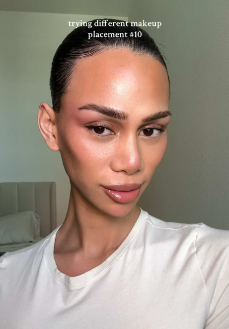 Rare Beauty liquid contour placement that changes everything