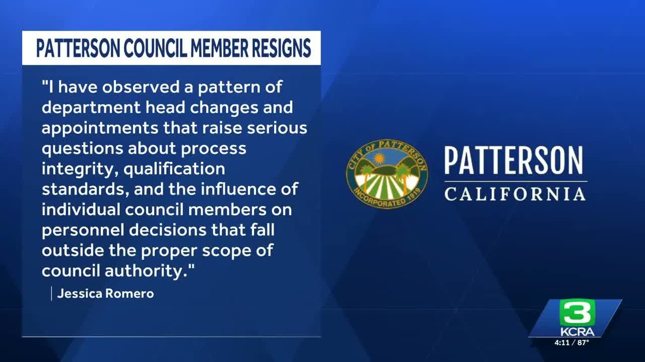 Patterson city council member resigns, citing concerns over council ...