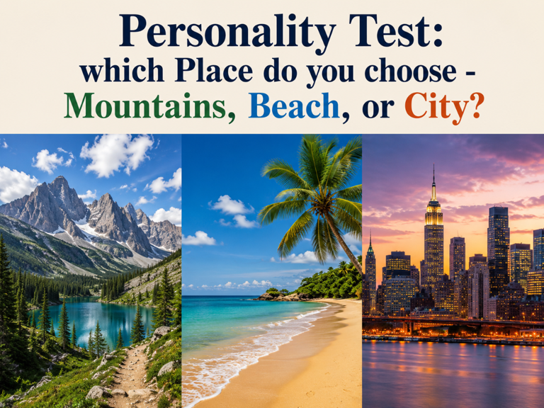 Personality test: Pick a place to know about your emotional strength ...