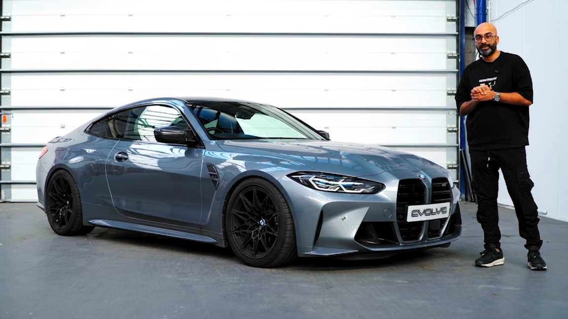 BMW G82 M4 lowered with Evolve springs review