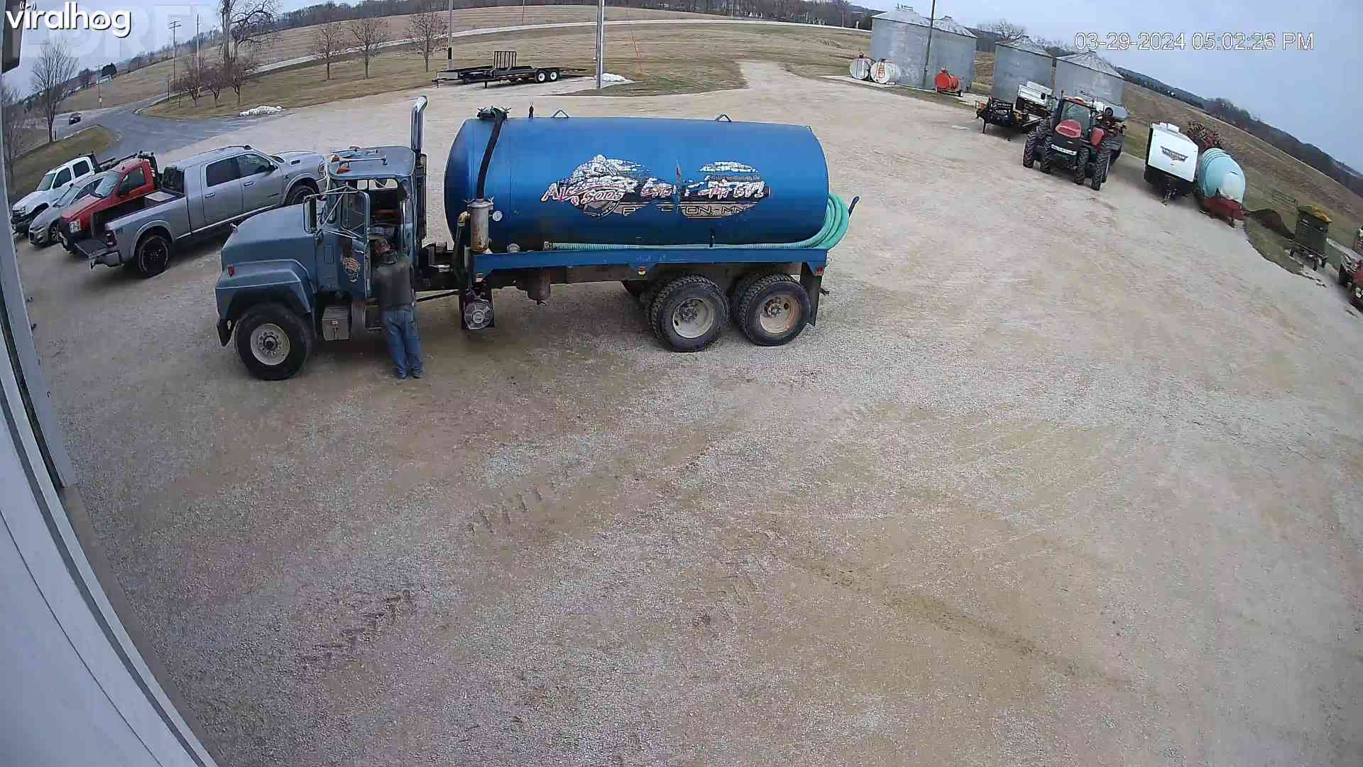 Vacuum Trucks Suffers Sudden Catastrophic Implosion