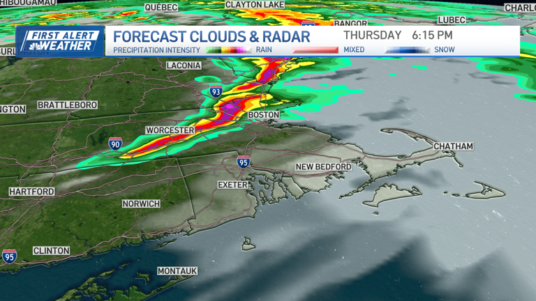 First alert: Strong to severe storms possible in Greater Boston today ...