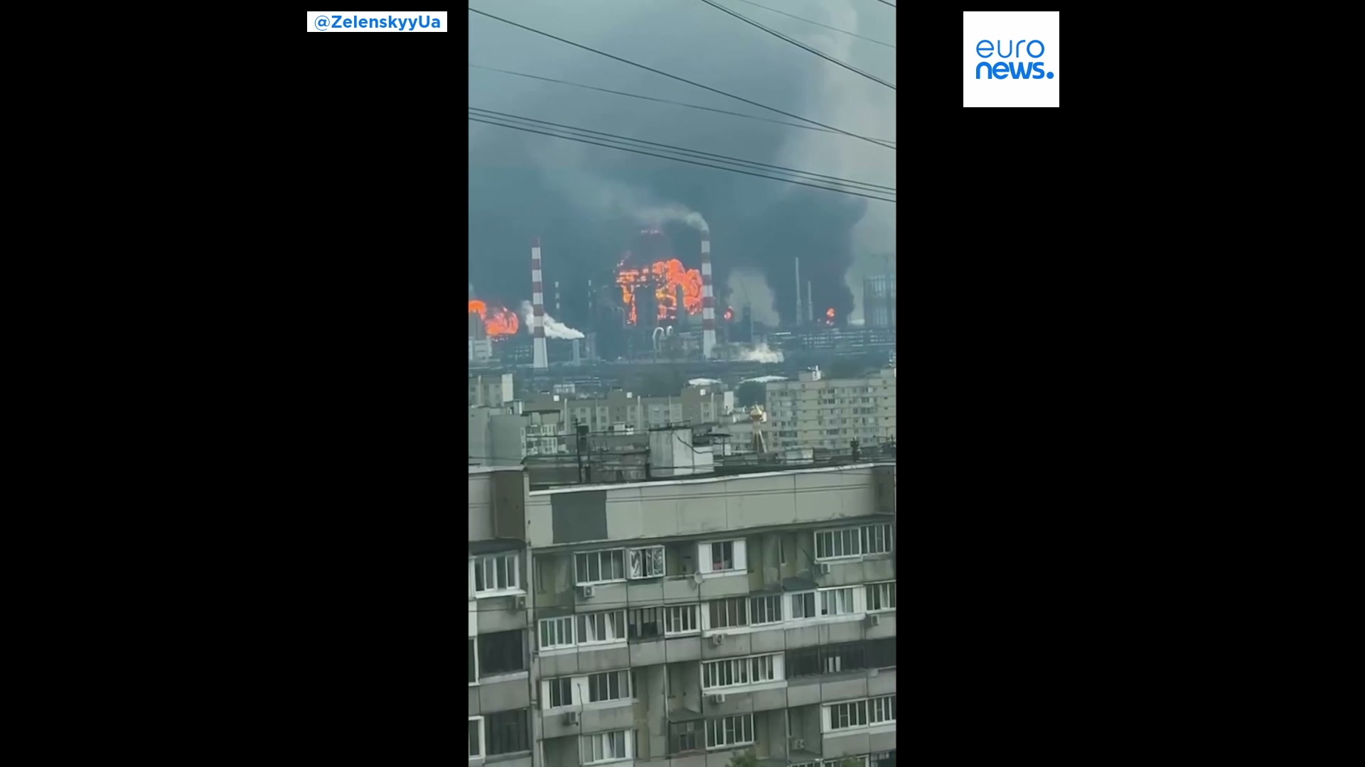 Video: Hundreds of drones target Russia in major Ukrainian attack