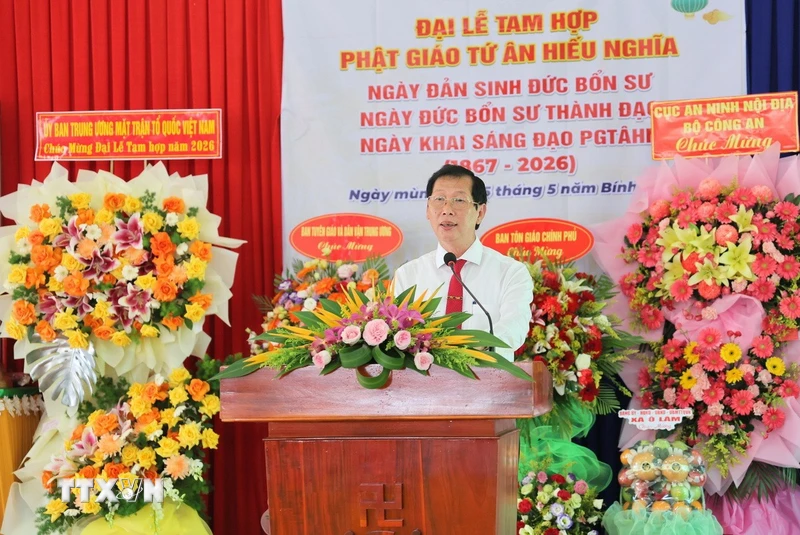 Phật giáo Tứ Ân Hiếu Nghĩa phát huy truyền thống đồng hành cùng dân tộc