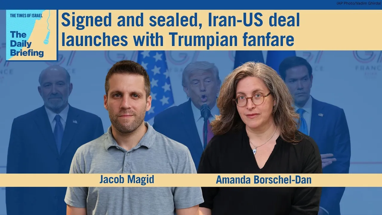 Signed and sealed, Iran-US deal launches with Trumpian fanfare
