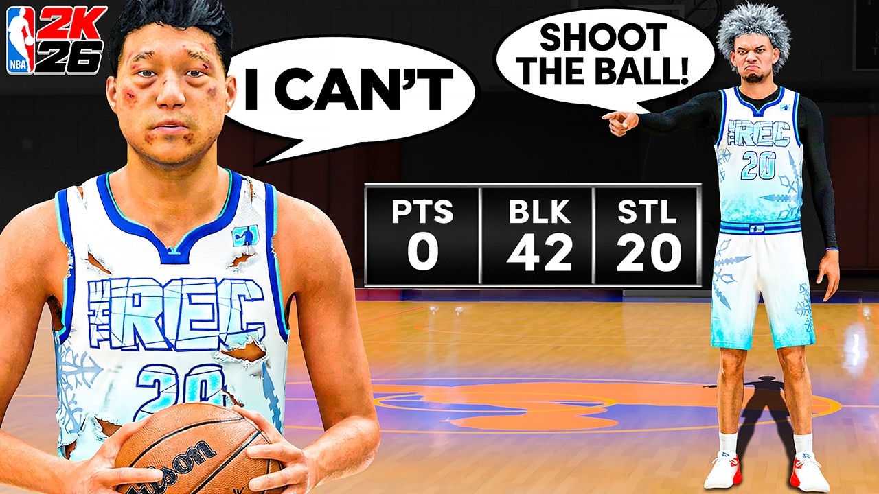 Watch trash teammates try to score every point in random rec