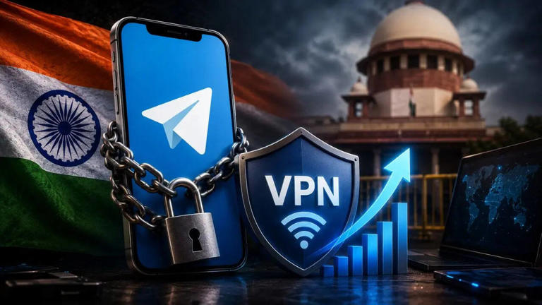 After Telegram ban, VPN downloads spike across India ahead of NEET re-exam