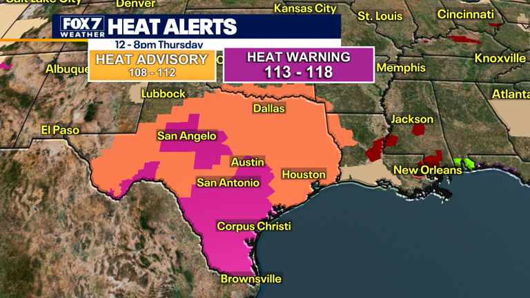 Austin weather: Extreme heat warning for most of Central Texas
