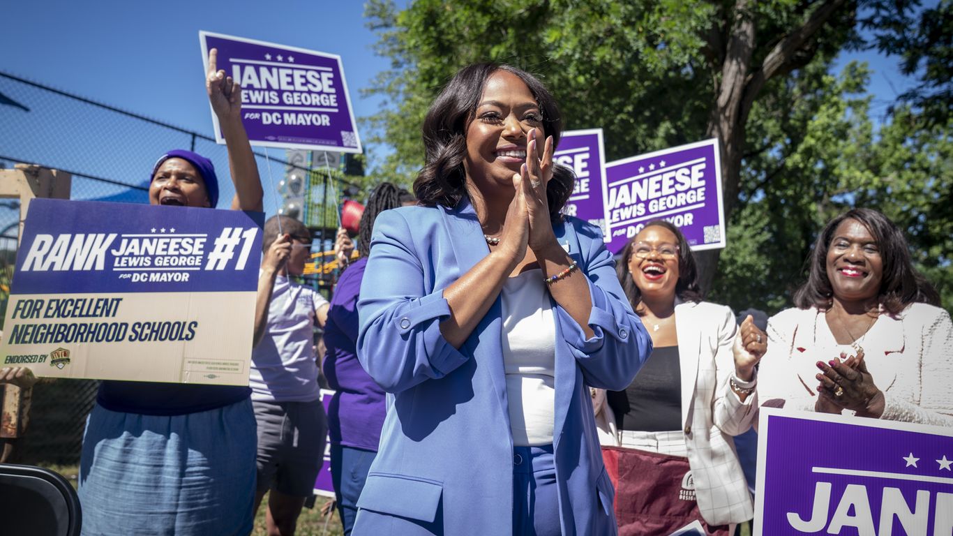 Janeese Lewis George poised to win DC mayoral primary after McDuffie ...