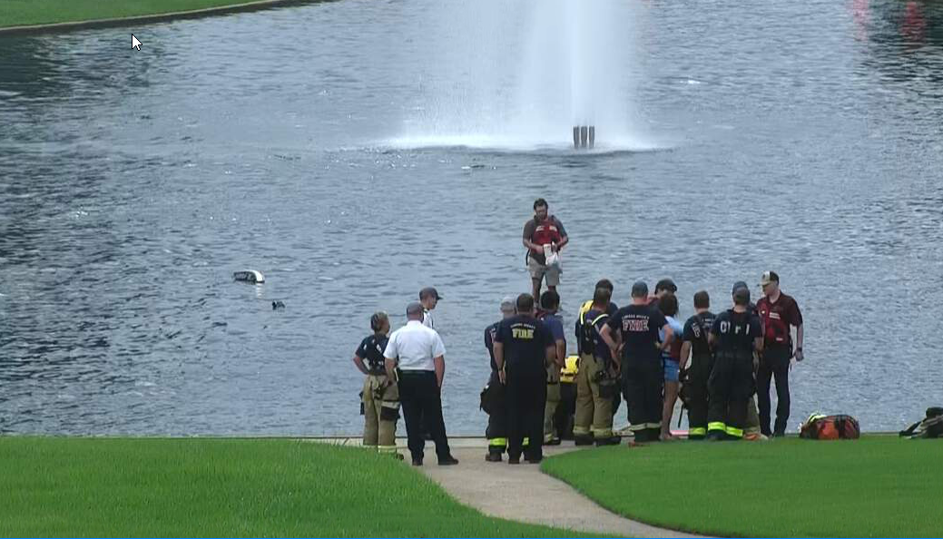 Video shows water rescue after car goes into pond off US 280
