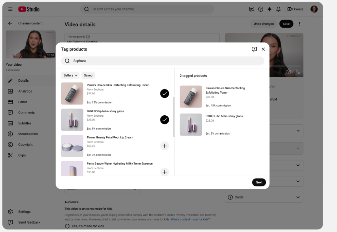 youtube-shopping-llega-a-m-xico-y-convierte-a-sus-creadores-en-vendedores
