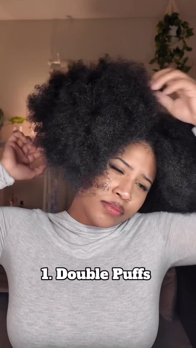 How I do my go-to afro hairstyles – which one do you like most?