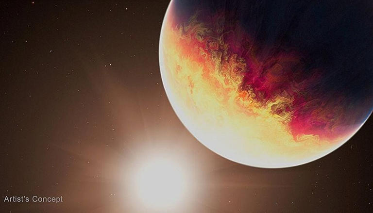 El telescopio James Webb capta un exoplaneta que se está evaporando ...