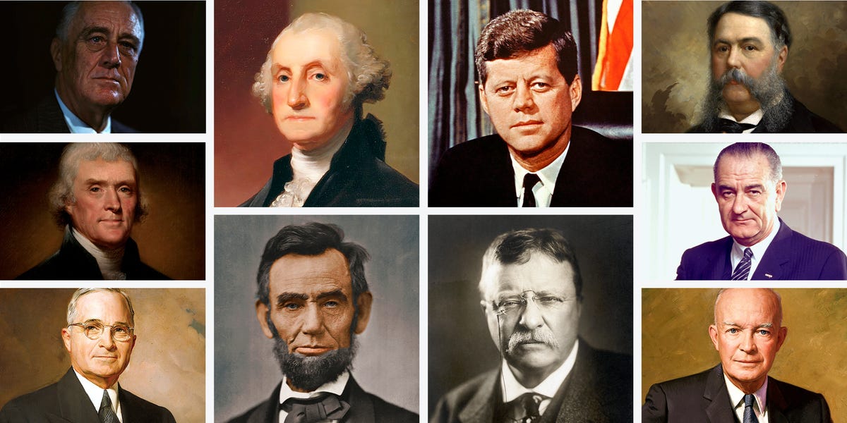 The 10 best presidents of the United States, ranked