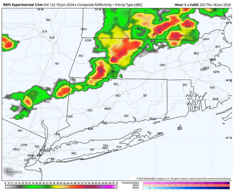 Tornado watch issued for parts of northern CT as severe storms could ...