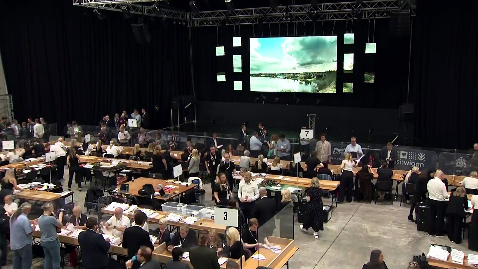Makerfield by-election vote counting