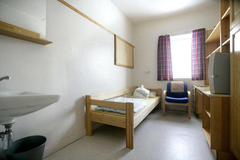 Cells in the prison almost resemble dorm rooms