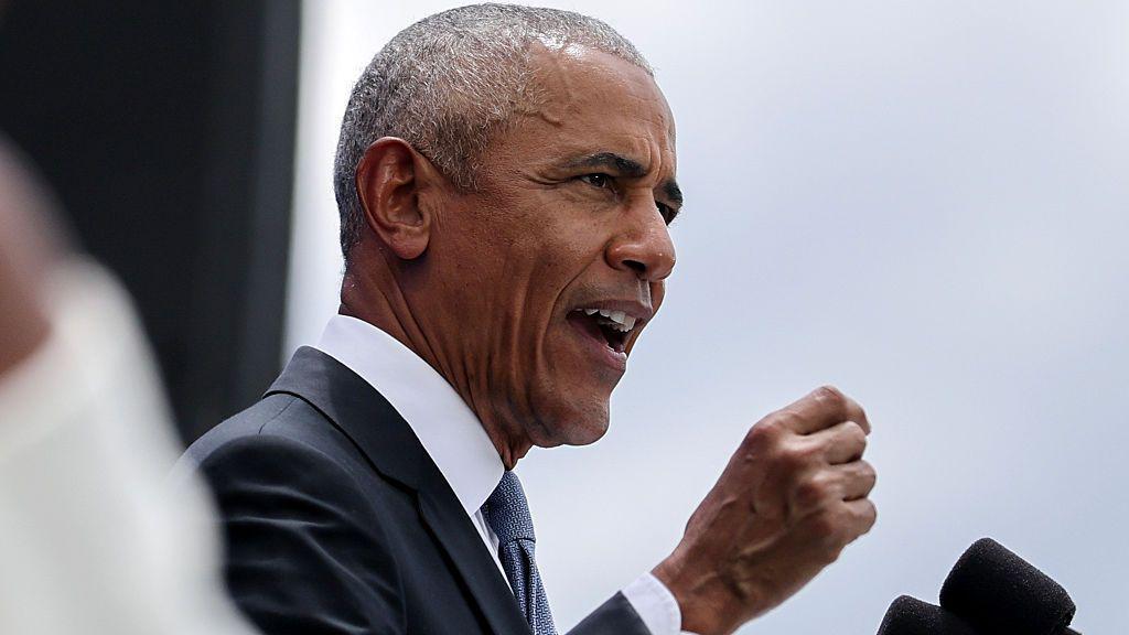 'Living celebration of community': Obamas open presidential centre in ...