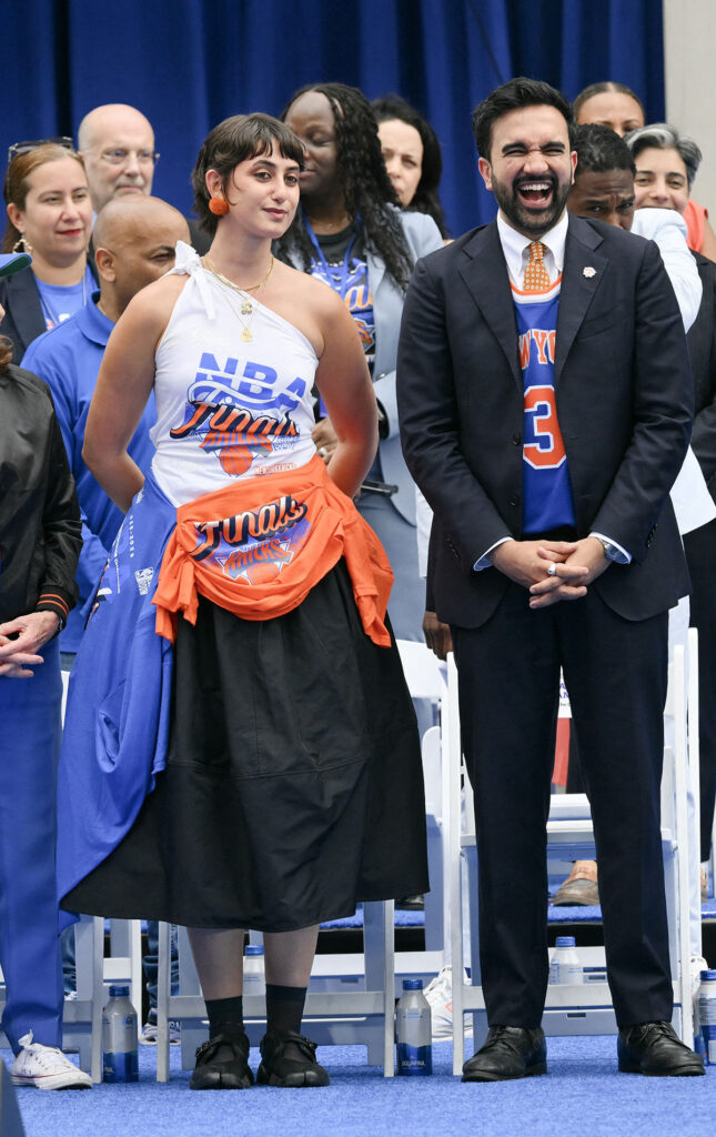Rama Duwaji Wore Miss Claire Sullivan To The New York Knicks ...