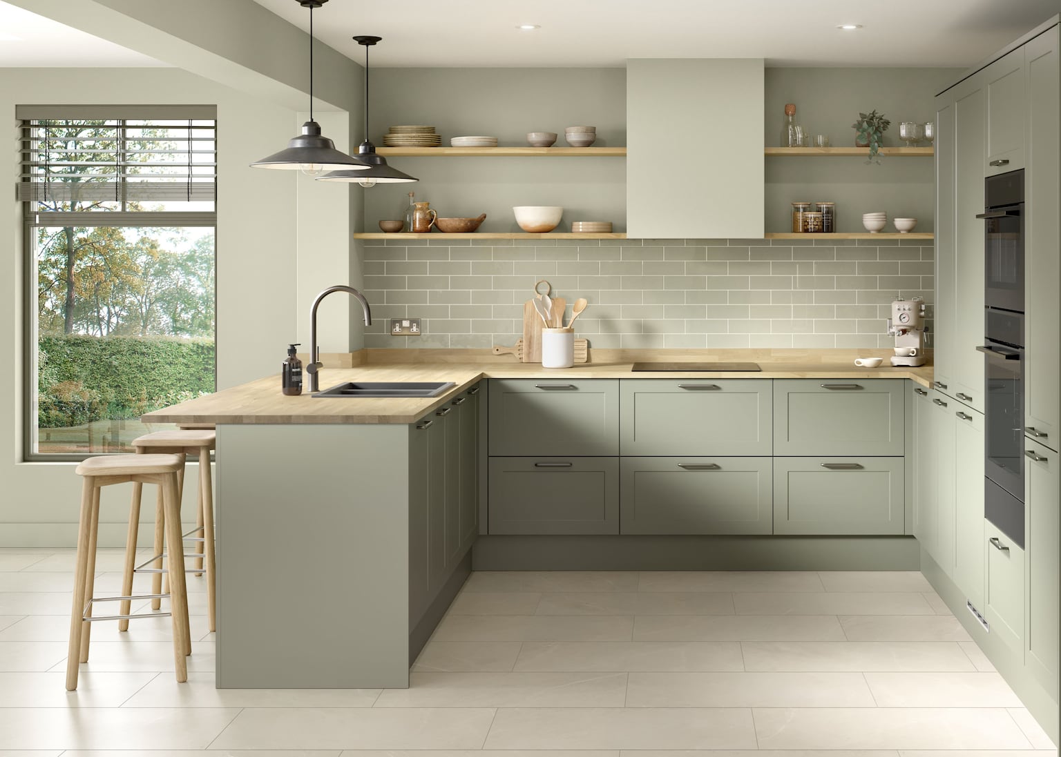 How to work the warm minimalism kitchen trend