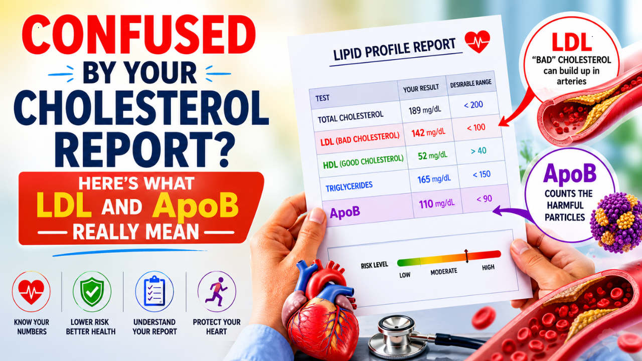 Confused by your cholesterol report? Here's what LDL and ApoB really mean