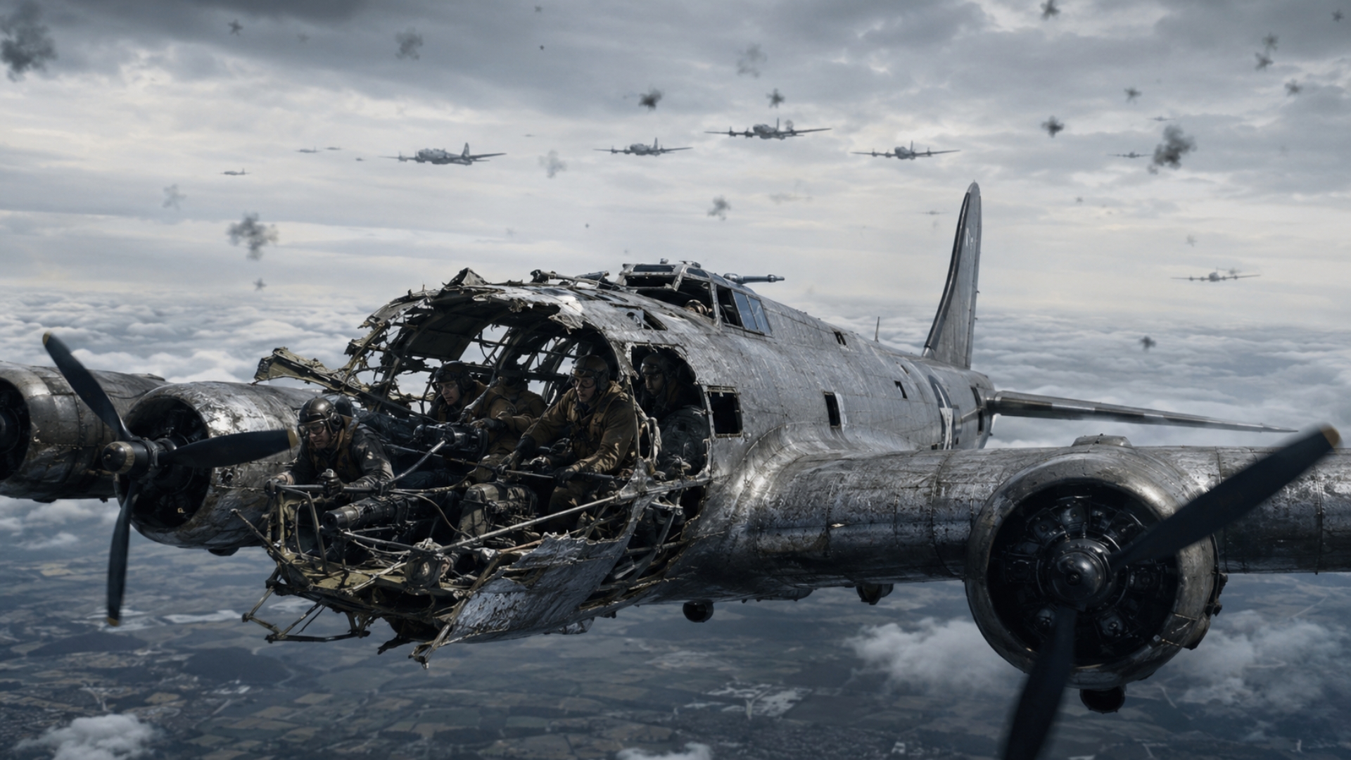 How Swanson's Crew Saved the Dying Flying Fortress